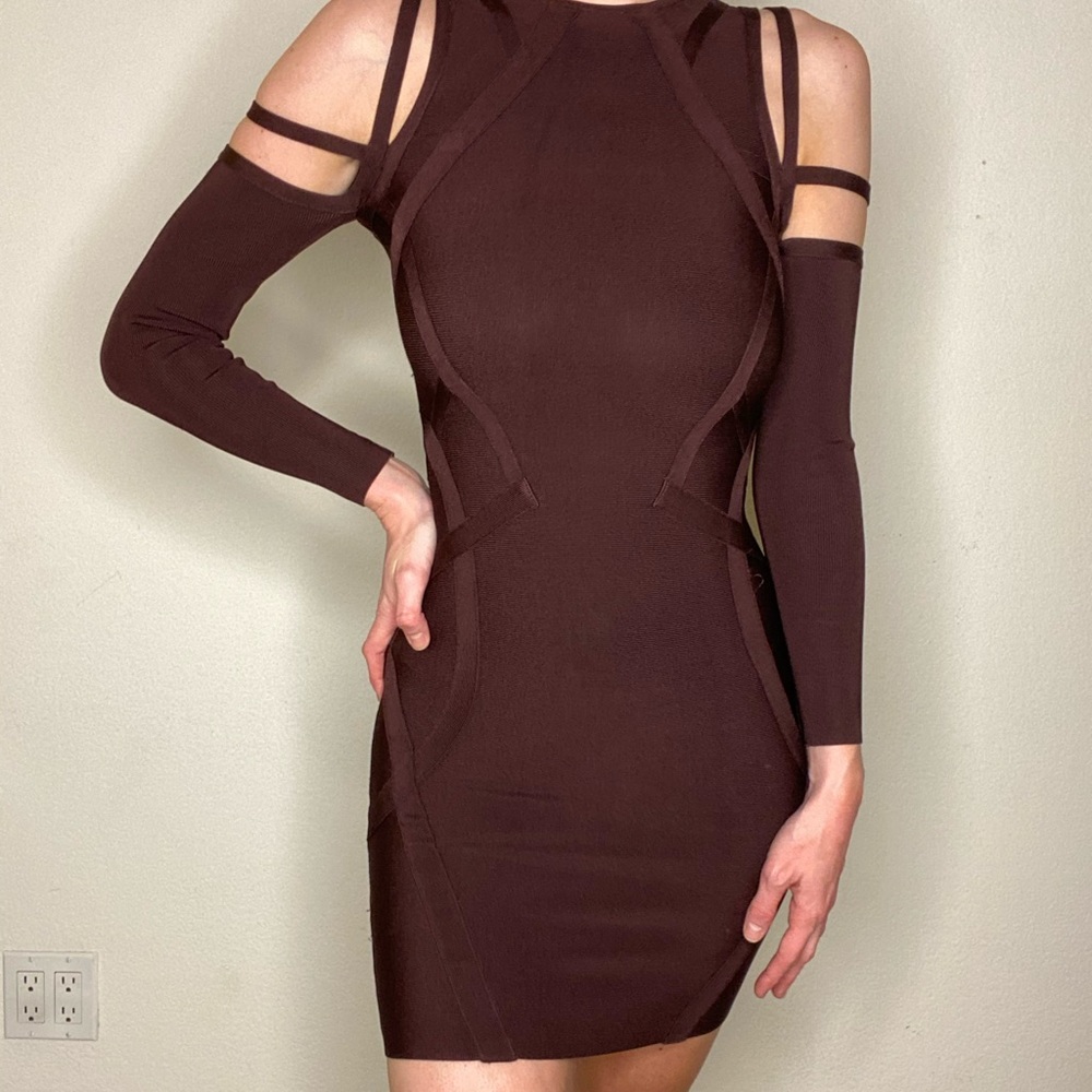 Marciano Bandage Bodycon Dress
